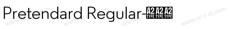 Pretendard Regular字体转换 Pretendard Regular字体转换